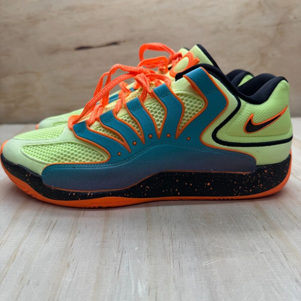 NEW Nike KD 18 Kevin Durant NRG Clear Jade Black Liquid Lime HV1993 301 B Sz 12